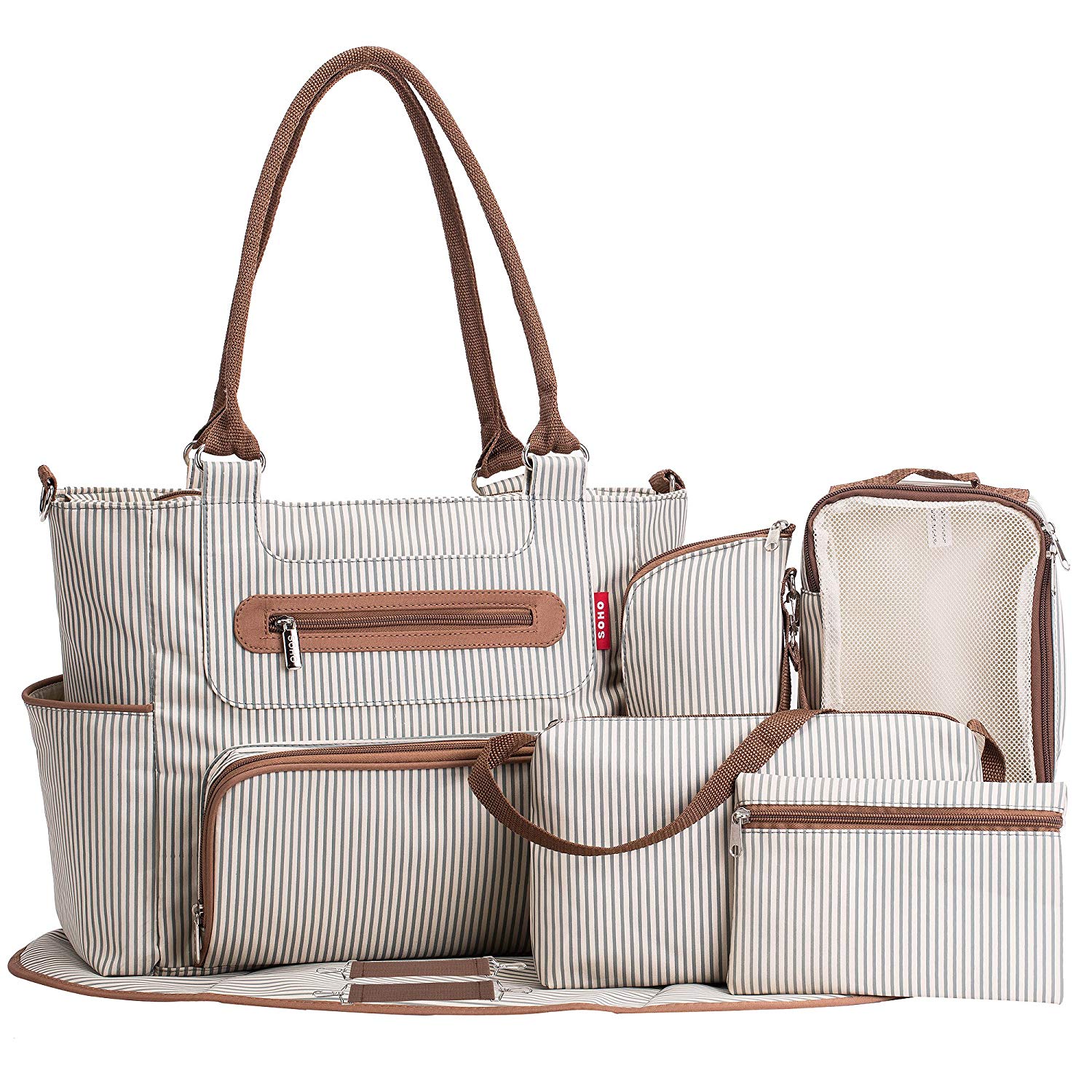 Maternity Diaper Bag Set 7 Pcs