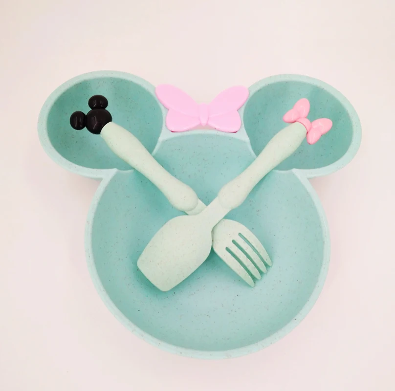 Cartoon Tableware Set, 3 Pcs