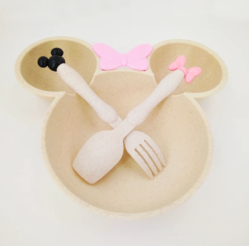 Cartoon Tableware Set, 3 Pcs