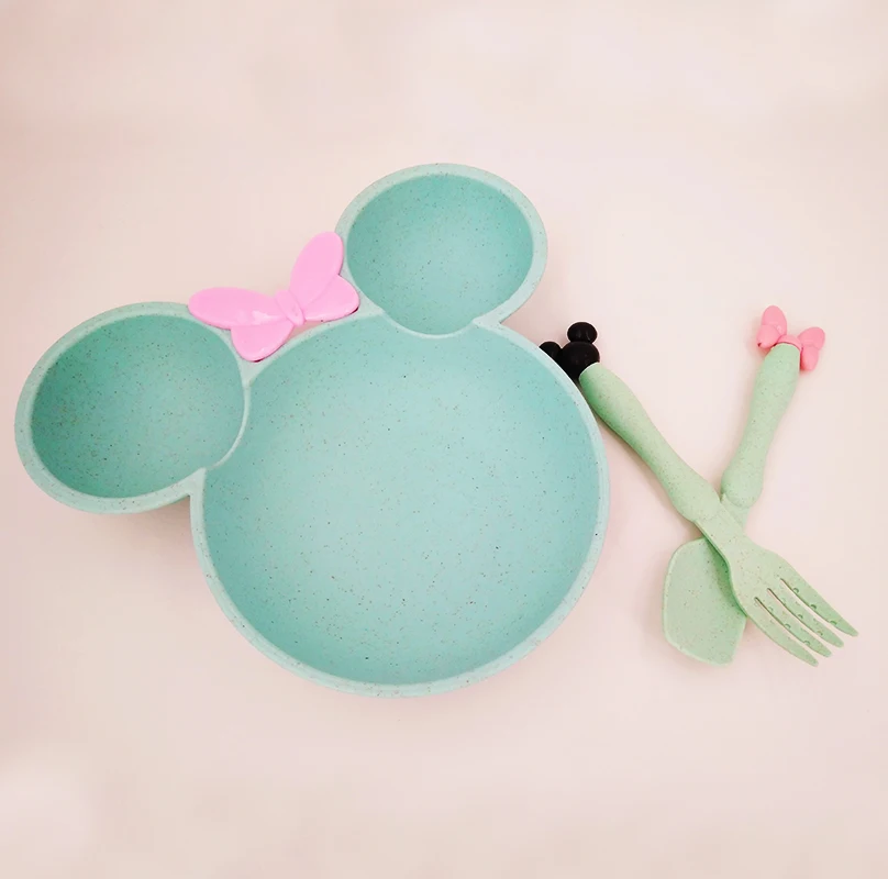 Cartoon Tableware Set, 3 Pcs