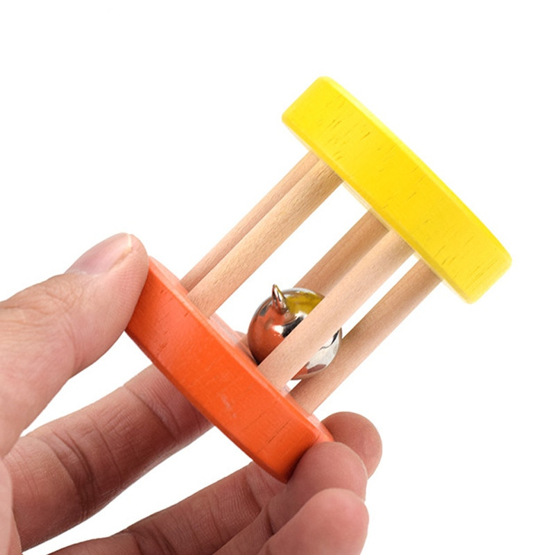 Five Post Wooden Musical Toy and Rattle
