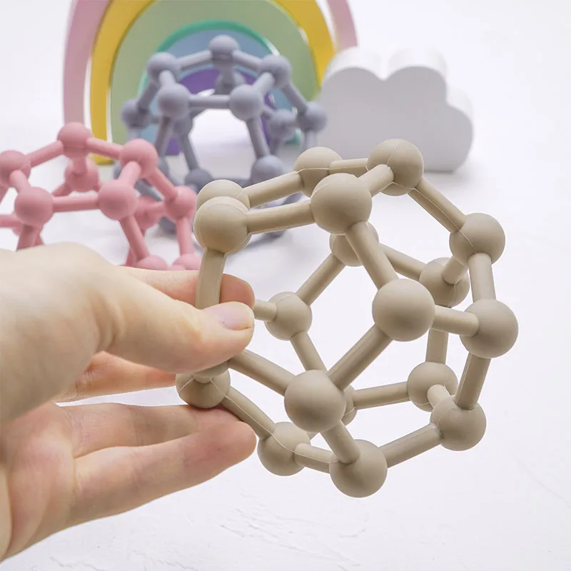 Baby Colorful Silicone Toy Ball