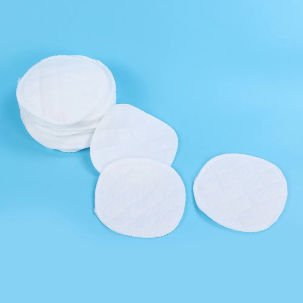 Cotton Reusable Breast Pads, 12 Pcs