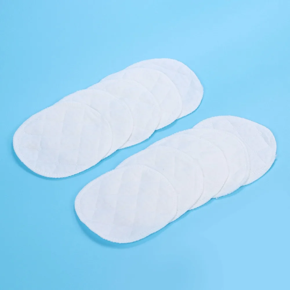 Cotton Reusable Breast Pads, 12 Pcs