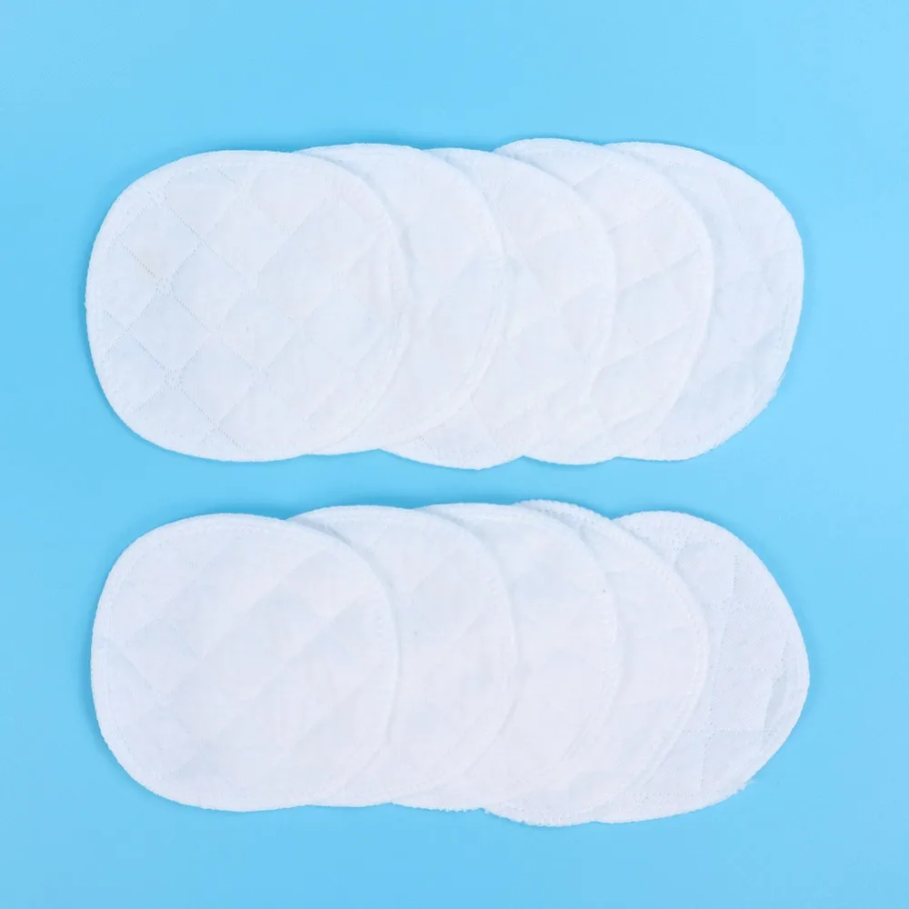 Cotton Reusable Breast Pads, 12 Pcs